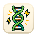 icon_energy_dna_strand_cartoon icon preview