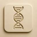 icon_energy_dna_strand_embossed icon preview