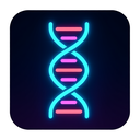 icon_energy_dna_strand_neon icon preview