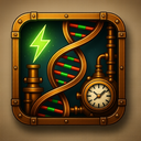 icon_energy_dna_strand_steampunk icon preview