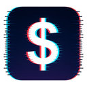 icon_energy_dollar_sign_digital_glitch icon preview