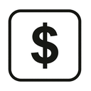 icon_energy_dollar_sign_monochrome icon preview