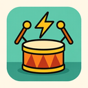 icon_energy_drum_cartoon icon preview