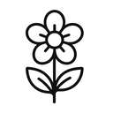 icon_energy_flower_line_art icon preview