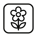 icon_energy_flower_monochrome icon preview