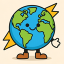 icon_energy_globe_cartoon icon preview