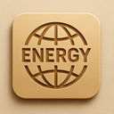 icon_energy_globe_embossed icon preview