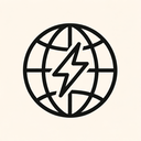 icon_energy_globe_minimal_outline icon preview