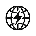 icon_energy_globe_monochrome icon preview