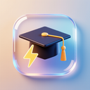 icon_energy_graduation_cap_glassy icon preview