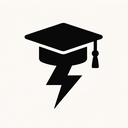 icon_energy_graduation_cap_monochrome icon preview