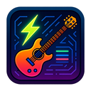 icon_energy_guitar_cyberpunk icon preview