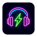icon_energy_headphones_neon icon preview