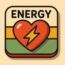 icon_energy_heart_retro icon preview