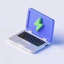 icon_energy_laptop_3d_isometric icon preview