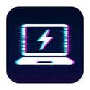 icon_energy_laptop_digital_glitch icon preview