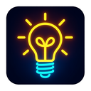 icon_energy_light_bulb_neon icon preview