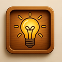 icon_energy_light_bulb_wooden icon preview