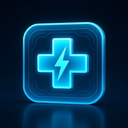 icon_energy_medical_cross_futuristic icon preview
