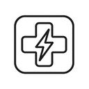icon_energy_medical_cross_line_art icon preview