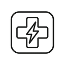icon_energy_medical_cross_minimal_outline icon preview