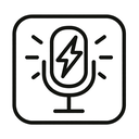 icon_energy_microphone_line_art icon preview