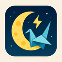 icon_energy_moon_origami icon preview
