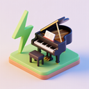 icon_energy_piano_3d_isometric icon preview