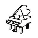 icon_energy_piano_minimal_outline icon preview