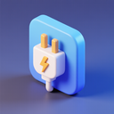 icon_energy_plug_3d_isometric icon preview