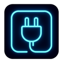 icon_energy_plug_neon icon preview