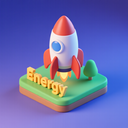 icon_energy_rocket_3d_isometric icon preview