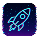 icon_energy_rocket_digital_glitch icon preview