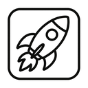icon_energy_rocket_line_art icon preview