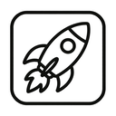 icon_energy_rocket_minimal_outline icon preview