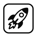 icon_energy_rocket_monochrome icon preview