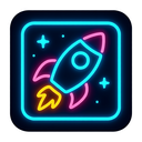 icon_energy_rocket_neon icon preview
