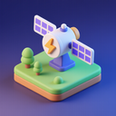 icon_energy_satellite_3d_isometric icon preview
