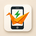 icon_energy_smartphone_origami icon preview