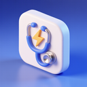 icon_energy_stethoscope_3d_isometric icon preview