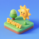 icon_energy_sun_3d_isometric icon preview