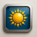 icon_energy_sun_metallic icon preview