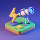 icon_energy_telescope_3d_isometric icon preview