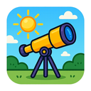 icon_energy_telescope_cartoon icon preview