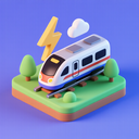 icon_energy_train_3d_isometric icon preview
