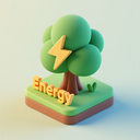 icon_energy_tree_3d_isometric icon preview
