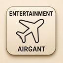 icon_entertainment_airplane_elegant icon preview