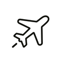 icon_entertainment_airplane_minimal_outline icon preview
