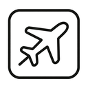 icon_entertainment_airplane_outline icon preview