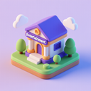 icon_entertainment_bank_3d_isometric icon preview